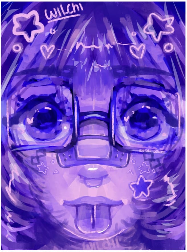 Purple art <3