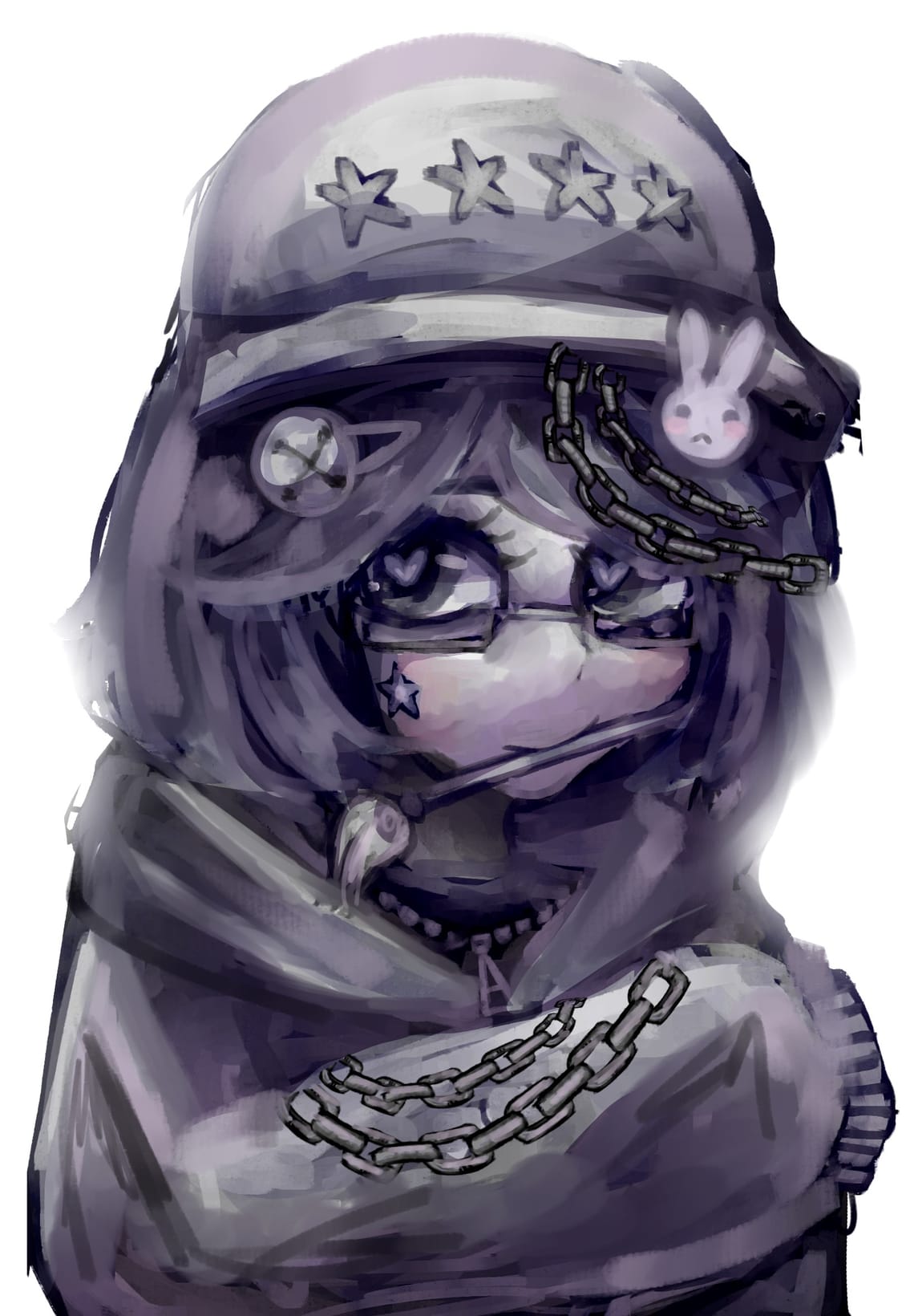 Sketch with muted colours